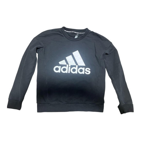 adidas Sweaters - Adidas Black Crewneck Sweater Athletic Casual